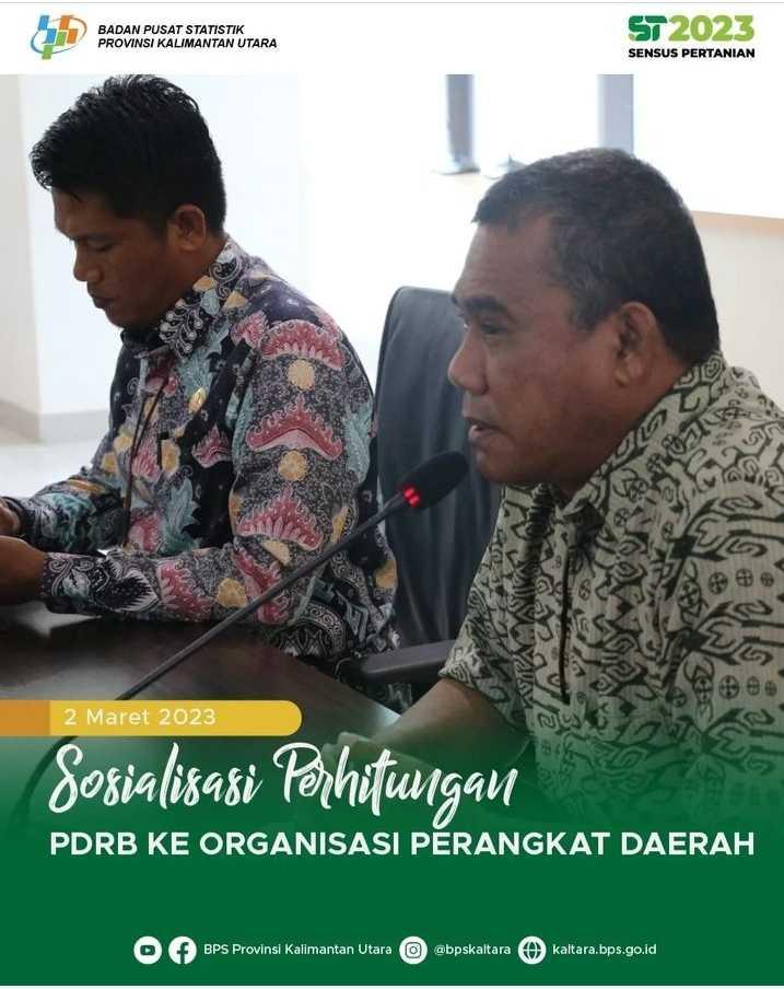 Sosialisasi Perhitungan PDRB ke Organisasi Perangkat Daerah