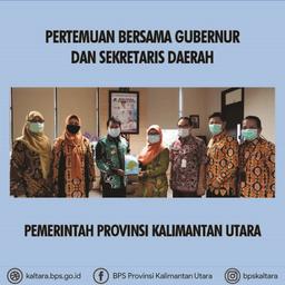 Pertemuan Kepala BPS Provinsi Kalimantan Utara Dengan Gubernur Provinsi Kalimantan Utara