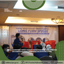 Rapat Koordinasi Teknis Daerah Sensus Penduduk 2020 Lanjutan BPS se-Kalimantan Utara