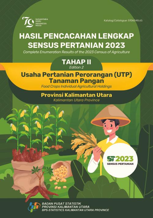 Hasil Pencacahan Lengkap Sensus Pertanian 2023 - Tahap II: Usaha Pertanian Perorangan (UTP) Tanaman Pangan Provinsi Kalimantan Utara