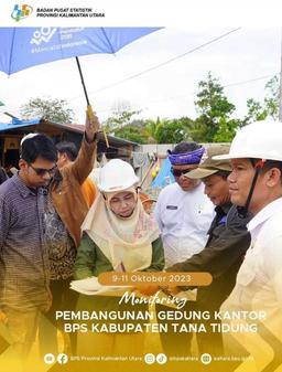 Monitoring Pembangunan Gedung Kantor BPS Kabupaten Tana Tidung 