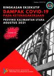 Executive Summary of the Impact of Covid-19 on Labor Force in Kalimantan Utara Province August 2021