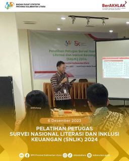 Pelatihan Petugas Survei Nasional Literasi dan Inklusi Keuangan (SNLIK) 2024