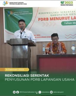 Konsolidasi Serentak Penyusunan PDRB Lapangan Usaha Kabupaten/Kota