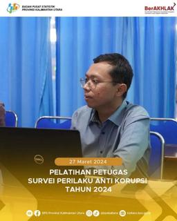 Pelatihan Petugas Survei Perilaku Anti Korupsi (SPAK) 2024