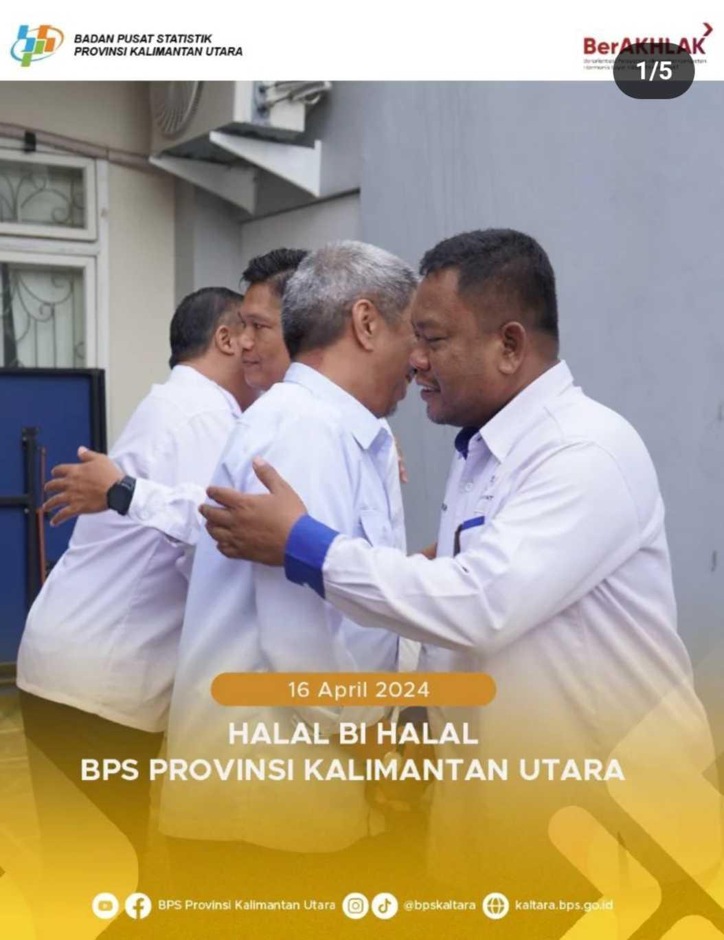 Halal Bi Halal BPS Provinsi Kalimantan Utara