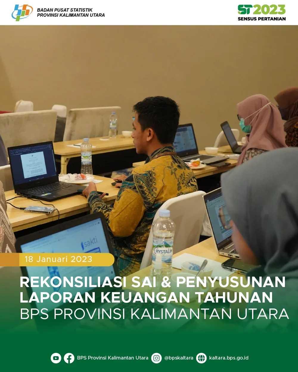 Rekonsiliasi SAI dan Penyusunan Laporan Keuangan BPS Provinsi Kalimantan Utara