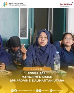 Sosialisasi Manajemen Risiko di BPS Provinsi Kalimantan Utara