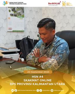 HSN #4 Skakmat Online di BPS Provinsi Kalimantan Utara