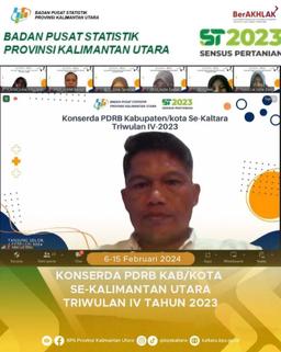 Konserda PDRB Kabupaten/Kota se-Kaltara Triwulan IV-2023