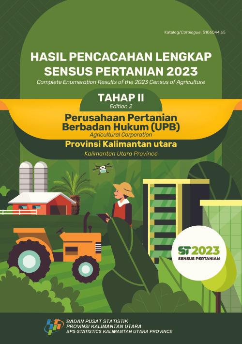 Hasil Pencacahan Lengkap Sensus Pertanian 2023 – Tahap II: Perusahaan Pertanian Berbadan Hukum (UPB) Provinsi Kalimantan Utara