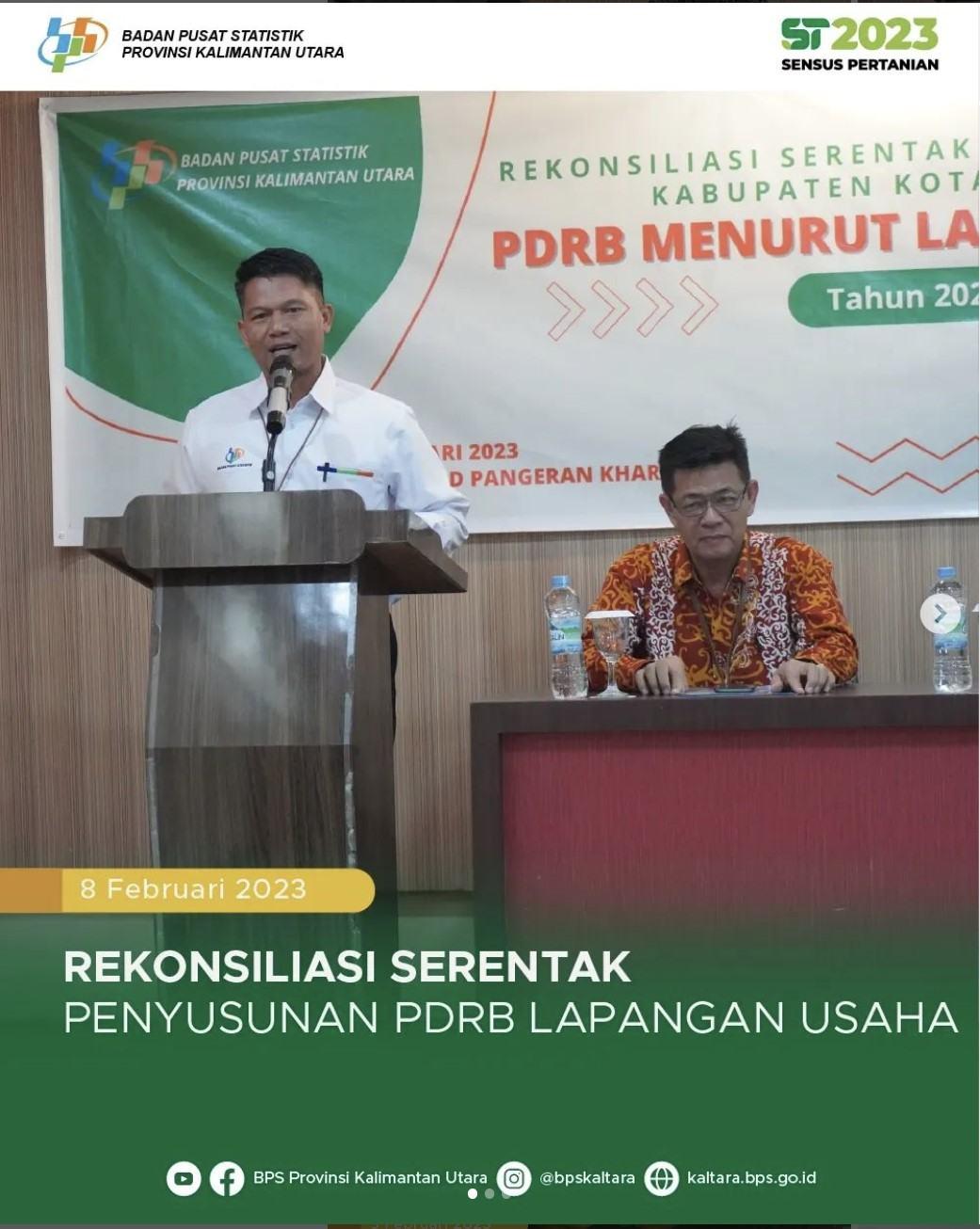 Konsolidasi Serentak Penyusunan PDRB Lapangan Usaha Kabupaten/Kota