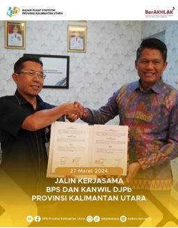 Jalin Kerjasama BPS dan Kanwil DJPb Provinsi Kalimantan Utara