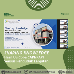 Bersama BPS Sumbar, BPS Kaltara Gelar Sharing Knowledge Hasil Uji Coba Sensus Penduduk Lanjutan