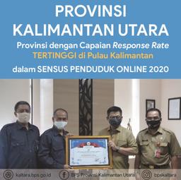 Kalimantan Utara, Provinsi dengan Capaian TERTINGGI di Pulau Kalimantan dalam SP Online 2020