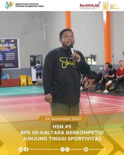 HSN #5 BPS Se Kaltara Berkompetisi, Junjung Tinggi Sportivitas