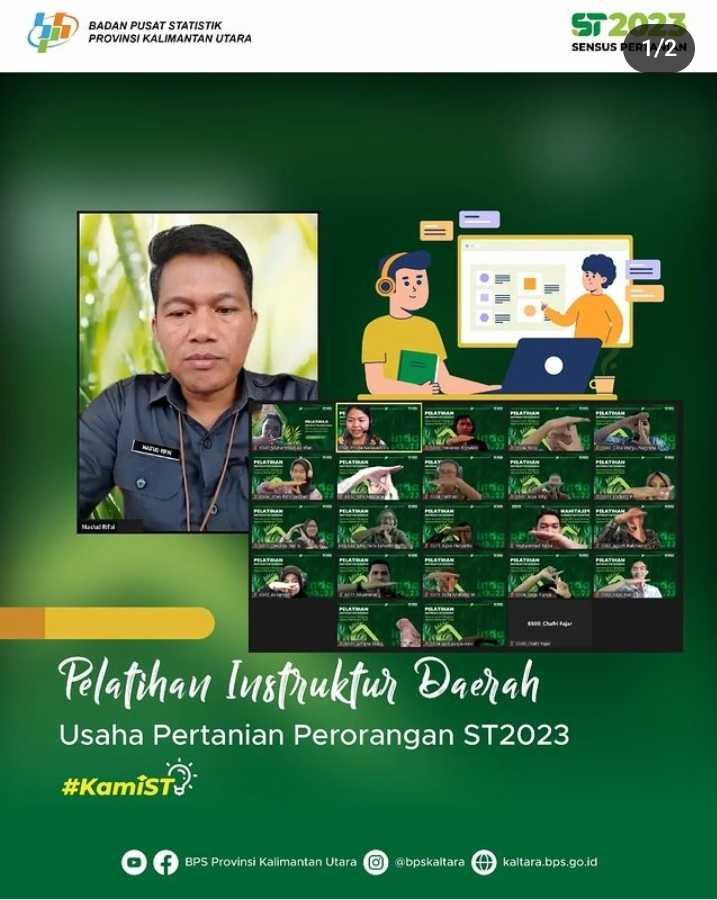 Pelatihan Instruktur Daerah Usaha Pertanian Perorangan ST2023