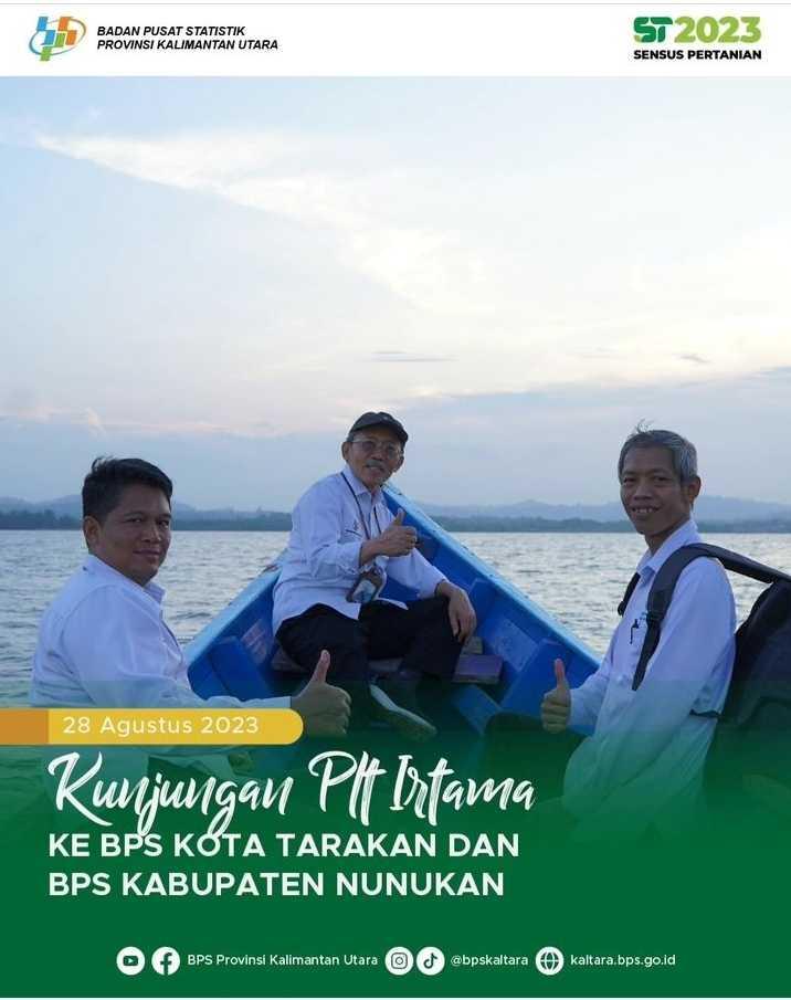 Kunjungan Plt. Irtama ke BPS Kota Tarakan dan BPS Kabupaten Nunukan