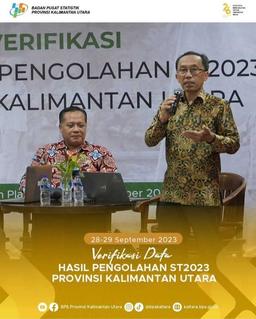 Verifikasi Data Hasil Pengolahan ST2023 Provinsi Kalimantan Utara