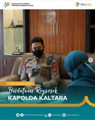 Pendataan Regsosek Kapolda Kaltara