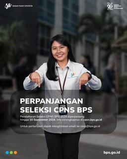 Perpanjangan Pendaftaran Seleksi CPNS BPS