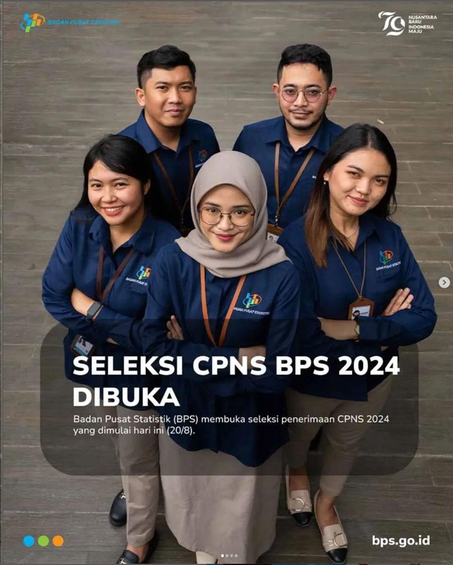 Seleksi CPNS BPS 2024 Dibuka