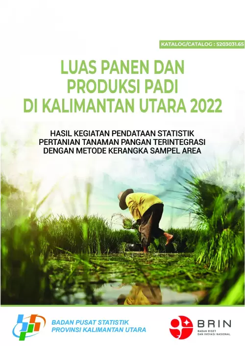 Luas Panen dan Produksi Padi di Kalimantan Utara 2022
